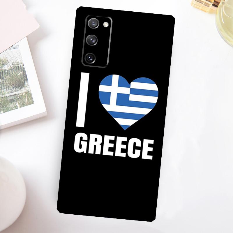 Greece Greek Flag Phone Case For Samsung Galaxy S26 S25 Ultra S24 FE S20 S21 FE S22 S23 Plus S10 S25 FE Cover