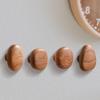 2x 4x Wall Mounted Wood Hooks Wooden Coat Rustic Modern Cabinet Knobs for