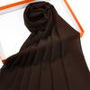 Solid Color Chiffon Scarf Breathable Simple Casual Shawl Hijab Windproof Sunscreen Head Wrap for Women Women Abaya Accessories