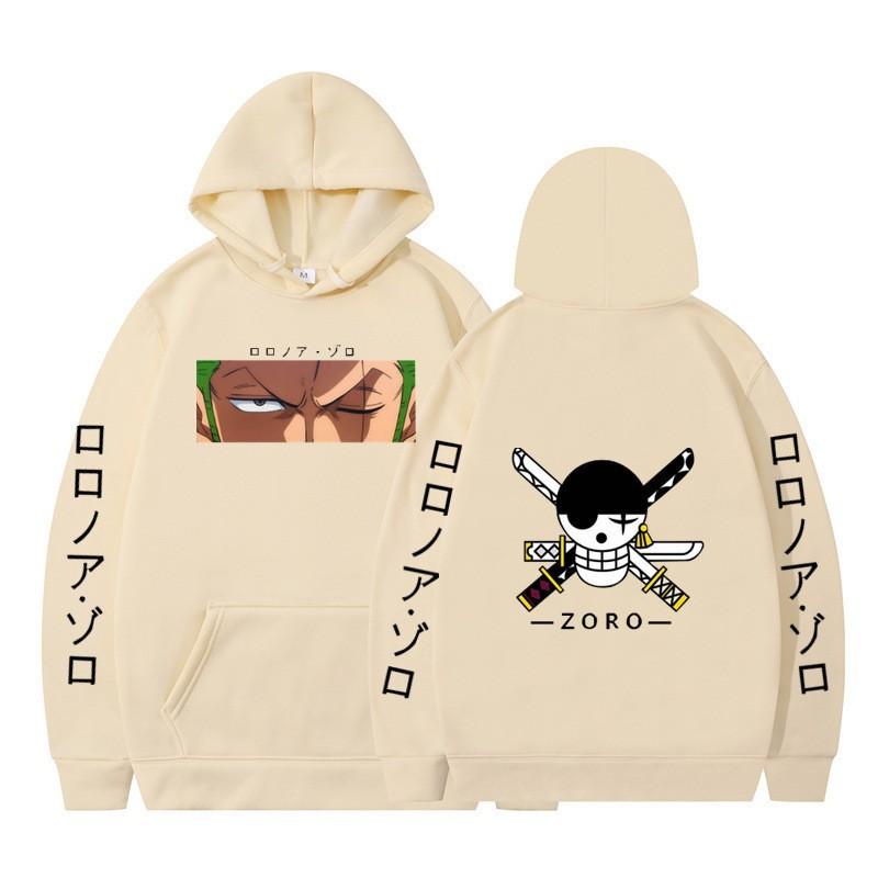 2026 Animation ONE PIECE Sauron Printed Loose Hoodie Autumn Men's and Women's Fleece Hooded Sweater New