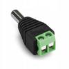 Rosfix Mufă CCTV 5,5mm / 2,1mm Masculin – Conector Masculin cu Șurub | Tensiune până la 30V DC | Curent Maxim 2A