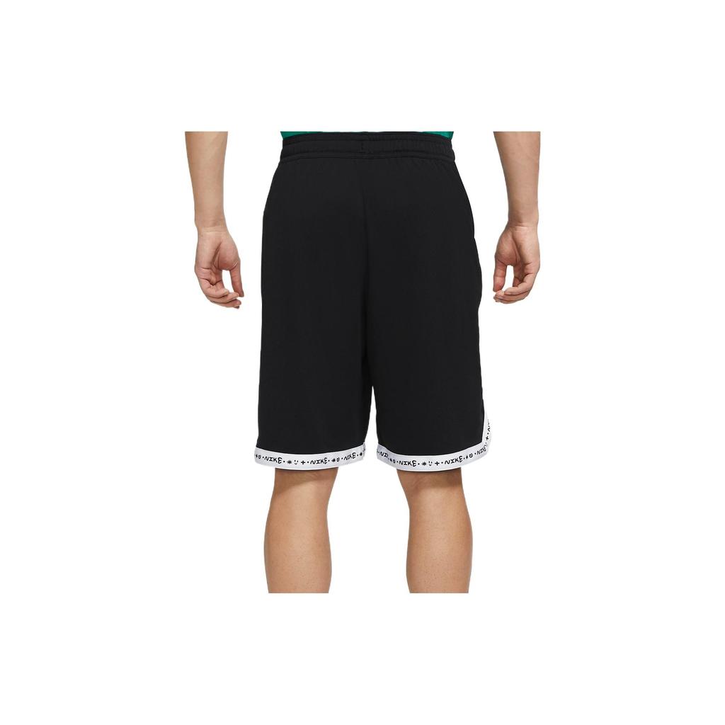 Nike Cartoon Sonnenblumen-Print Lockere Mid-Waist Sportshorts Herrenshorts Schwarz DV3193-010