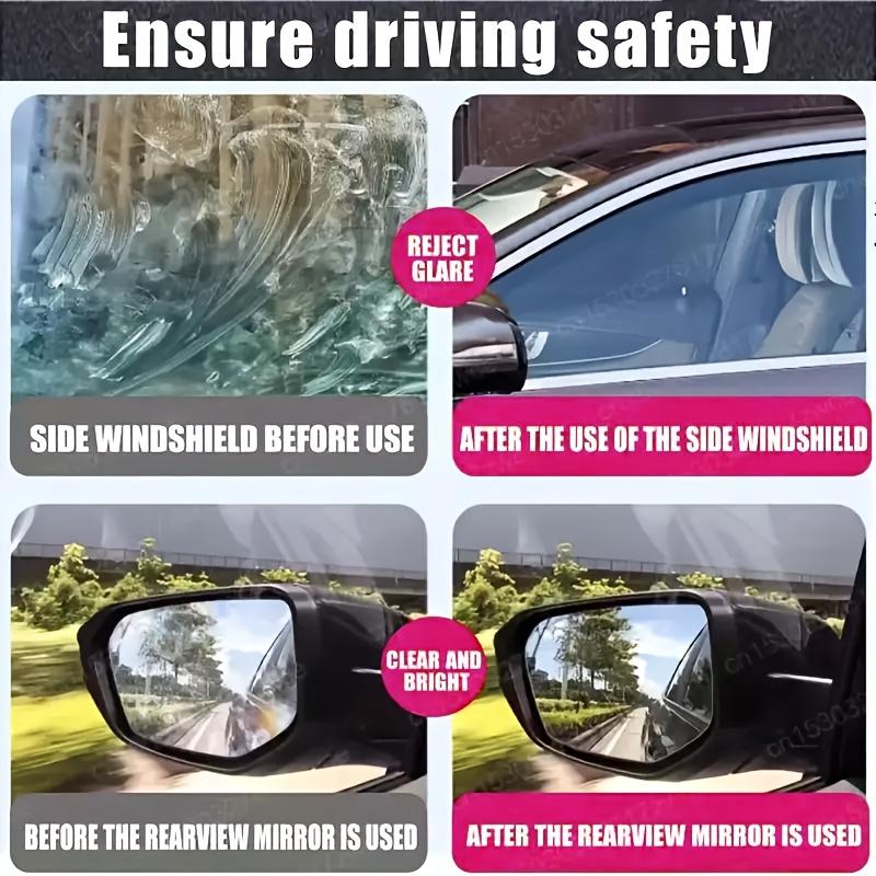 Car Glass Concentrated Coating Waterproof Windshield Wiper Fluid, Windshield Cleaning Fluid - Windshield Water Concentrated Formula for Clear