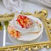 Bone Porcelain Coffee Cup and Dish Set, Household European Small Luxury British Afternoon Tea Set, Coffee Set