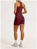 Women’s Seamless Racerback Yoga Tank Top – Belly Covering Fitness Sports Apparel