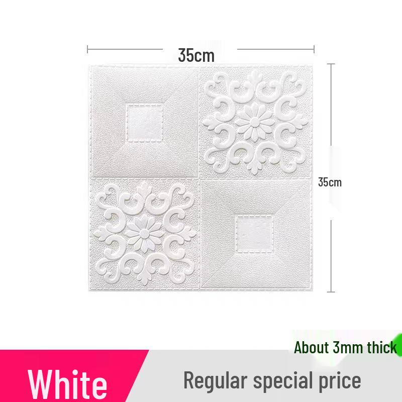 3D Waterproof Foam Wall Stickers for Ceiling and Background Decoration