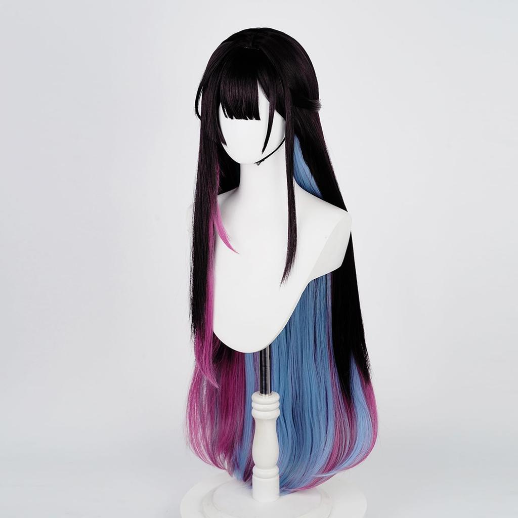 Sirens Honkai Star Rail Wig, Cosplay Costume Wig, High Temperature Resistant, School Festival Wig, with Net (Sirens)