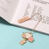 Book Clips Reading Paper Clips Book Tag Pendant Bookmark Rabbit Romantic Sakura Metal Bookmark