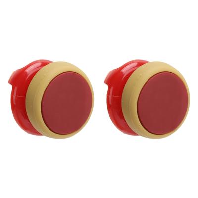 1 Pair Plastic Rocker Caps Joystick Grips Cover Protector for PS4 PS5 Game Controller