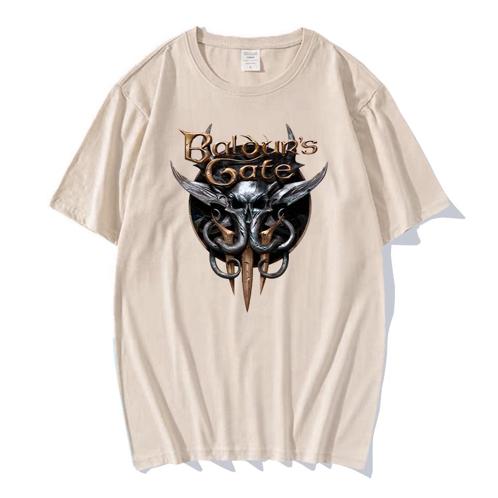 Baldurs Gate 3 The Final Patch T-shirts Baldurs Gate 3 Hot Game New Cotton Tshirts Summer Women Men Casual Breathable Tees Y2K