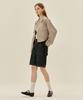 Mind Bridge Women [W] Crop Zip-Up Trucker Jacket - 2 Colors