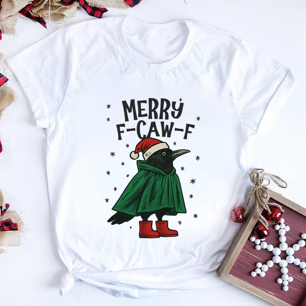 Christmas FCawF Tshirt Funny Christmas Shirt Winter Holiday Tshirt Unisex Women Printed Graphic Tees Unisex Short Sleeves Tops