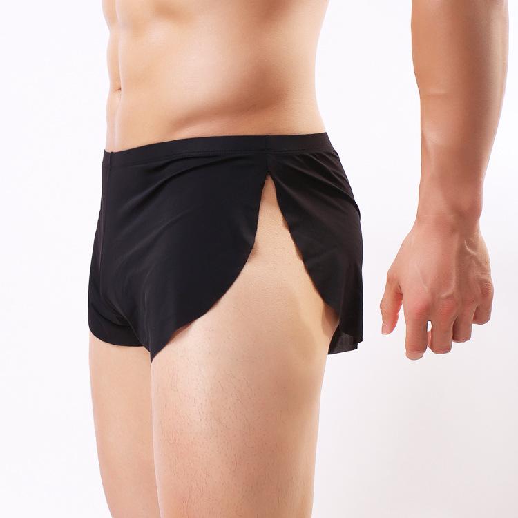Unisex Ice Silk Casual Underwear with Customizable Label Options