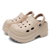 Zoccoli Fondo Spesso Estivi 2026 Scarpe da Giardino Donna Antiscivolo Impermeabili Sandali da Spiaggia Piscina Donna Piattaforma in Eva a Punta Chiusa