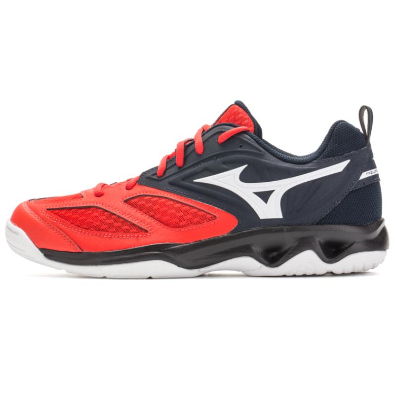 

Mizuno Кроссовки Dynablite Черно-красно-белые V1GA212263 46 красный