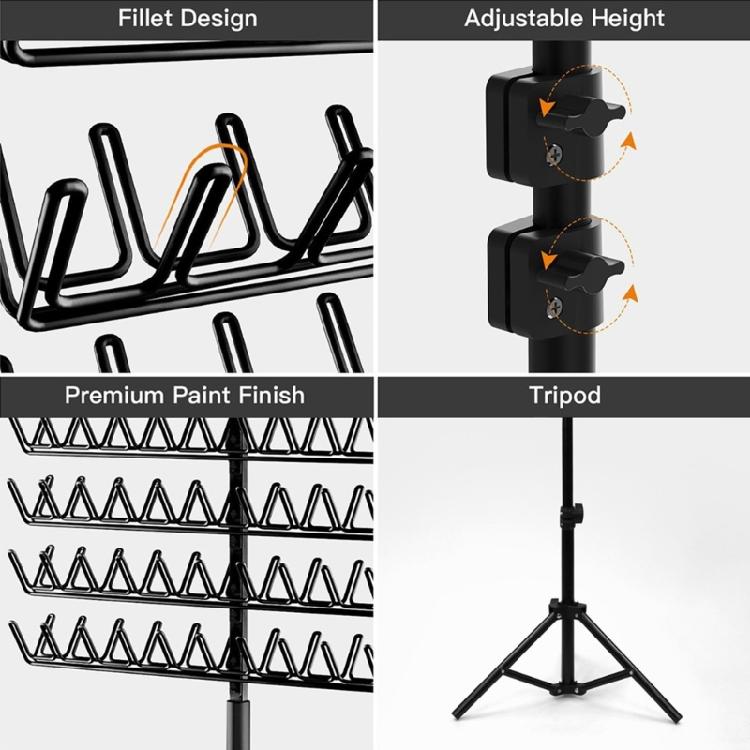 Braiding Hair Rack Hair Extension Holder Hanger,Hair Stand with Stylist Hair Braiding Tool for Hair Salon Home Traveling