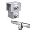 Multipurpose 25X25mm Square Tube Adapter Connector Accessories Aluminum Alloy 3 Way Elbow Pipe Fitting Easy To Install