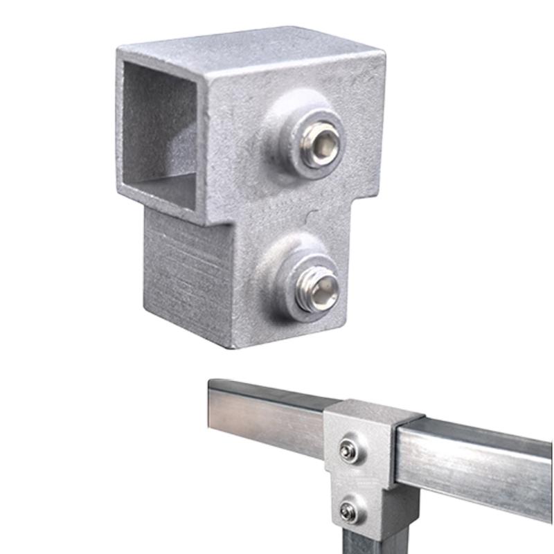 Multipurpose 25X25mm Square Tube Adapter Connector Accessories Aluminum Alloy 3 Way Elbow Pipe Fitting Easy To Install