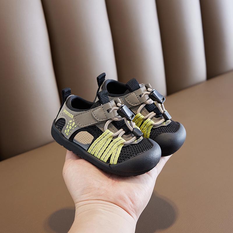 Summer Baby Sandals for Boys & Girls, 1-3 Years, Soft Sole, Non-slip, Breathable, Beach Shoes for Infants