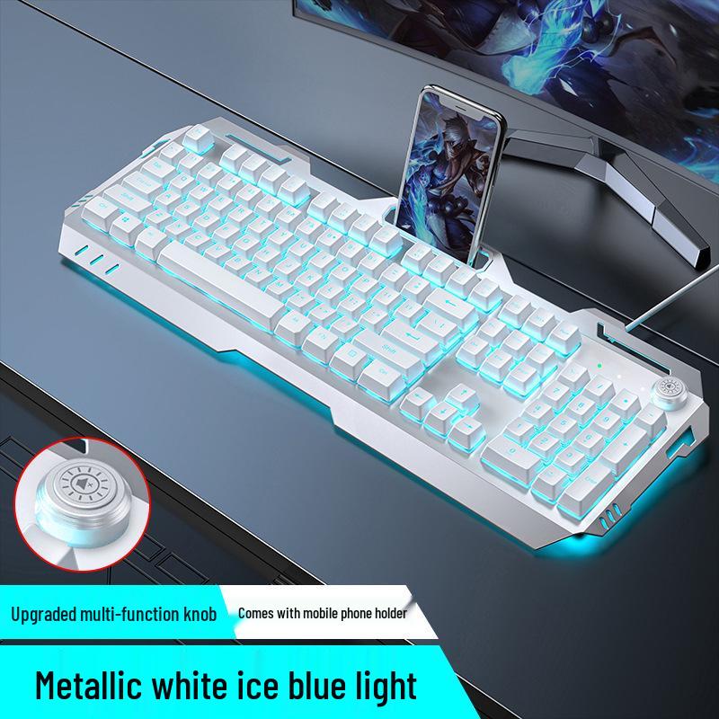 Pioneer 810 Gaming Set: Mechanical Feel Keyboard, Mouse, Headset with Knob