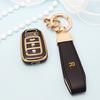 Auto Remote Shell Fob Holder Keychain Car Key Cover Case Cap For Honda Crv Jazz Hr-V Hrv Accord Civic 2013 2014