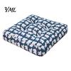 Comfortable Floor Pillow for Tatami Modern Stylish Chair Cushion, Ultra Soft Square Geometric or High-elastic PP Cotton Office Pad Plant Prints,