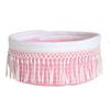 New Tassel Desk Storage Box Cotton Thread Weaving Thicken Storage Basket Cosmetic Case Kids Toys Org