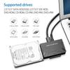 USB 3.0 To SATA IDE Hard Disk Adapter Converter Cable 3 In 1 IDE SATA Adapter for 3.5 2.5 Inch HDD/SSD CD DVD ROM