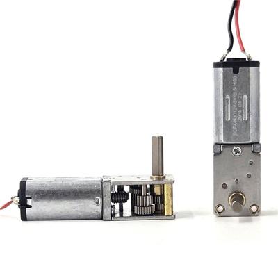 1Pcs Dc3V-6V 5V 10Rpm Slow Speed Large Torque Reduction Motor Right Angle D-Shaft Car Robot Mini N30 Metal Gearbox Gear Motor