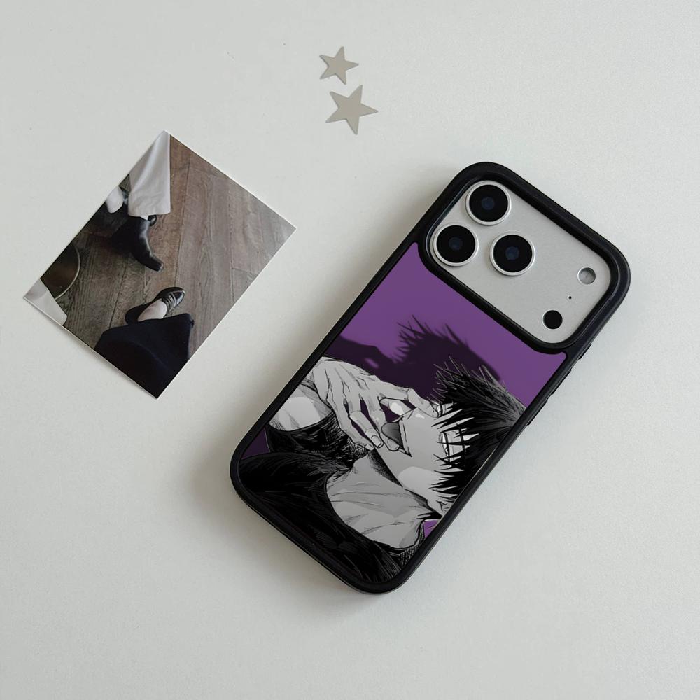 Toji Fushiguro Jujutsu K-Kaisen Handyhülle Für IPhone 17 Air 16 15 14 Plus 13 12 11 Pro Max Zweifarbig Hart-PC Mode Schutz