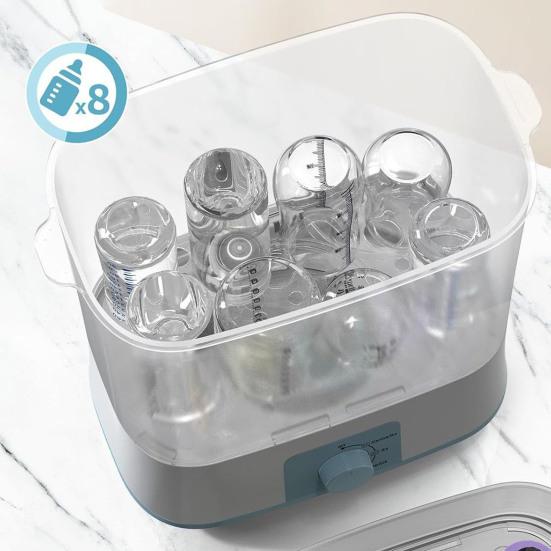 Bottle Sterilizers And Dryer Electric Steam Bottle Sterilizers Baby Bottle Sanitizer Quick Drying Bottle Sanitizer for Baby Bottles And Pacifiers