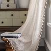 Jingga Crochet Blackout Curtain with Tassels