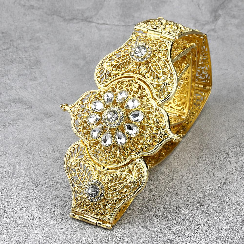 

2023 пояс с цветком для женщин, металлические позолоченные свадебные украшения, цепочка на живот, свадебный подарок белый