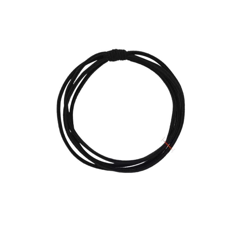 High Elasticity Durable Black Hair Tie – Women's Headwear