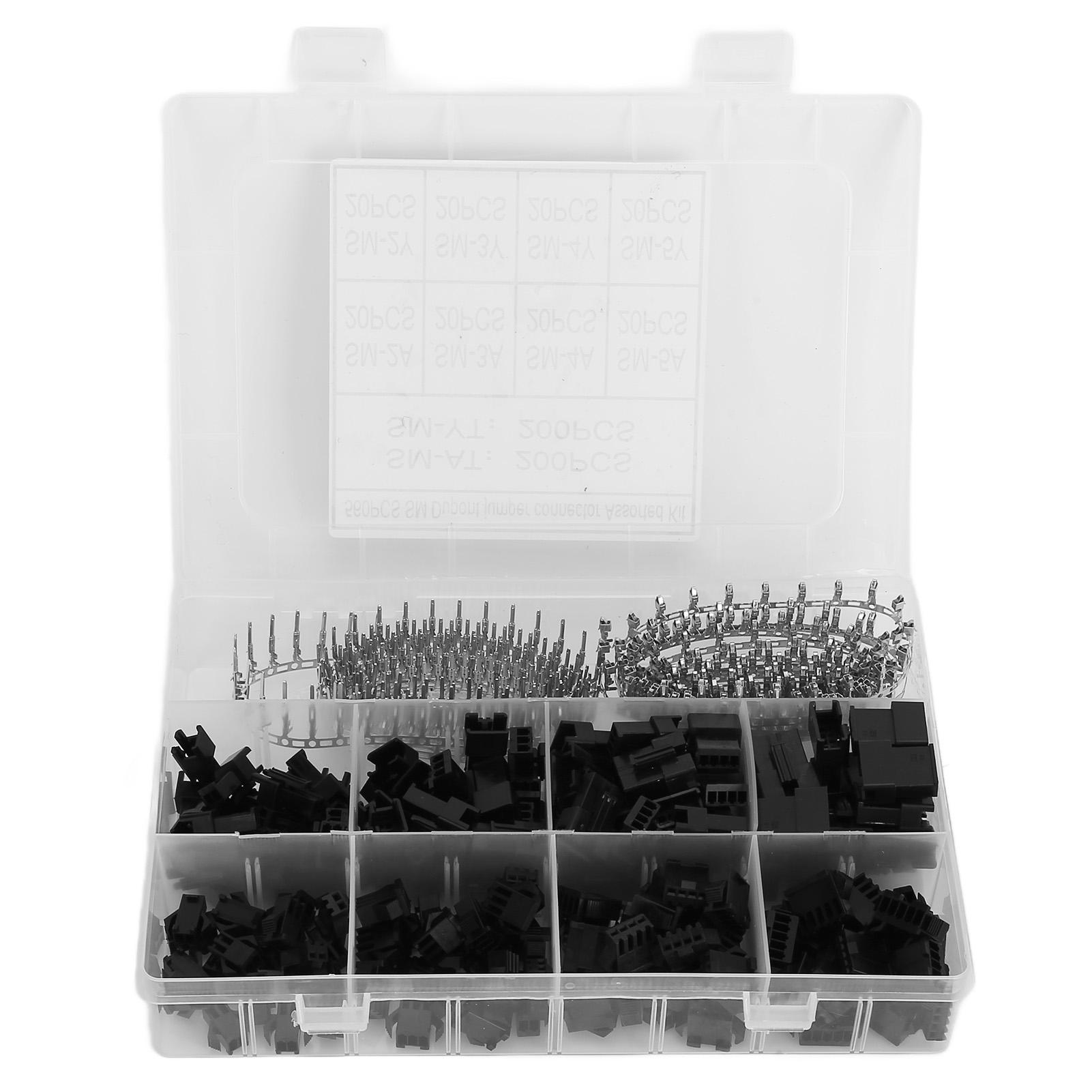 

560 Pcs SM Terminal Connector Pin Terminal Connector Kit for Speakers Displays Household Appliances