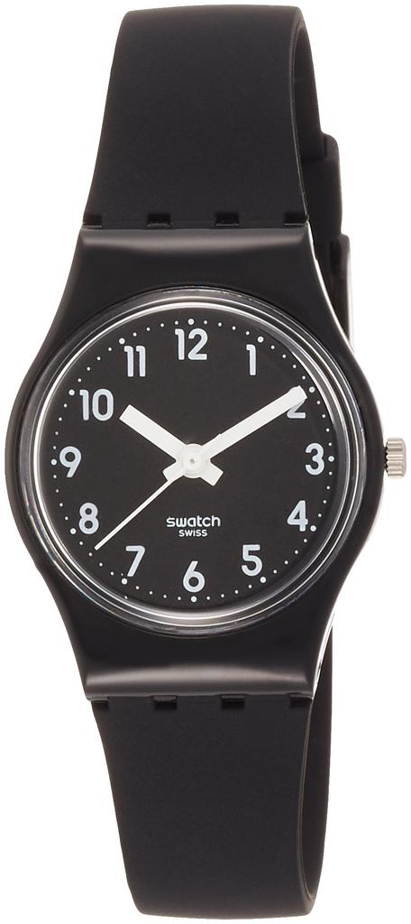 Swatch LADY BLACK SINGLE LB170E Wristwatch, Authentic Japanese Product, Black