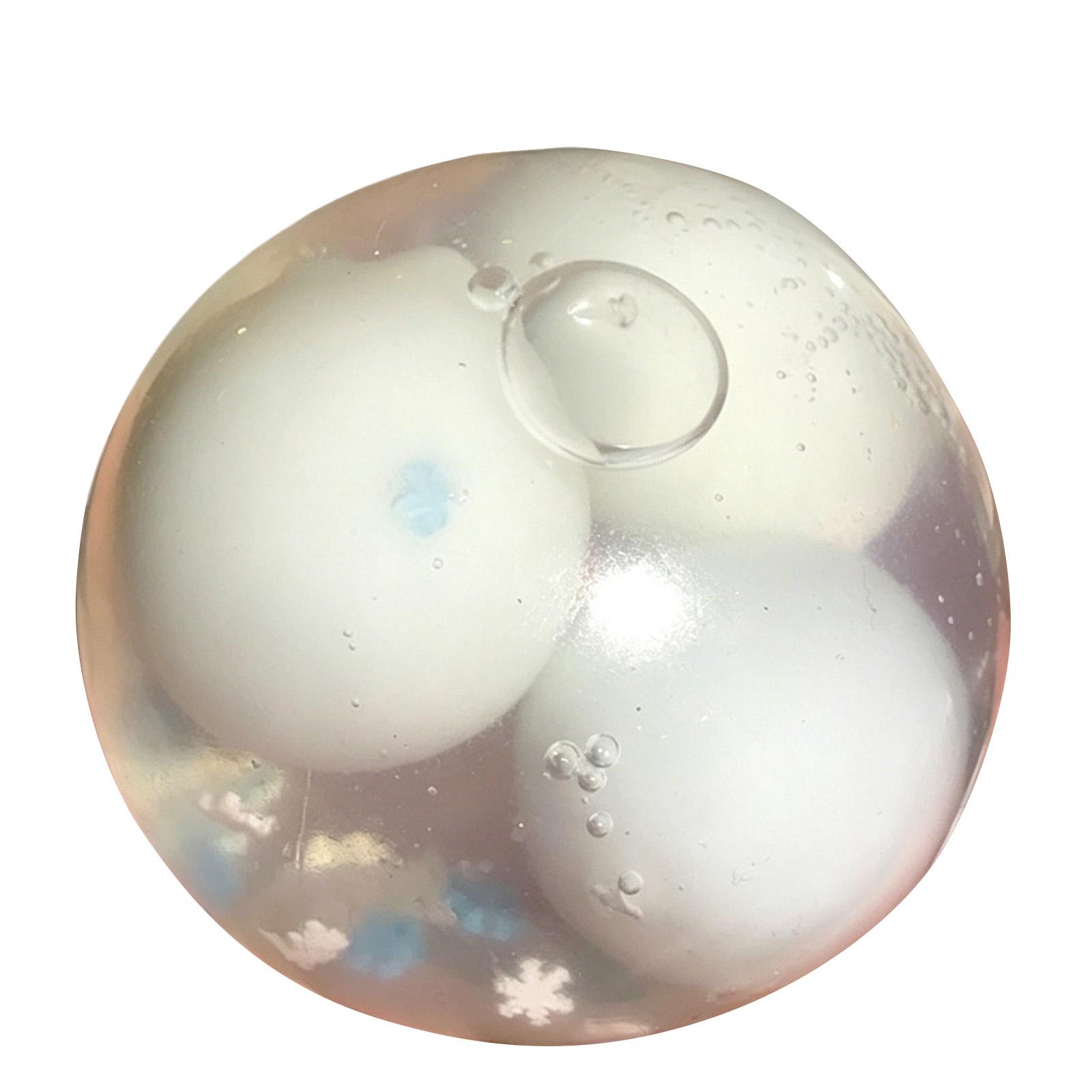 

Sensory Stress Ball 20ml Transparent Soft Toy for Hand Exercise and Relaxation for Home Office School Use One Size