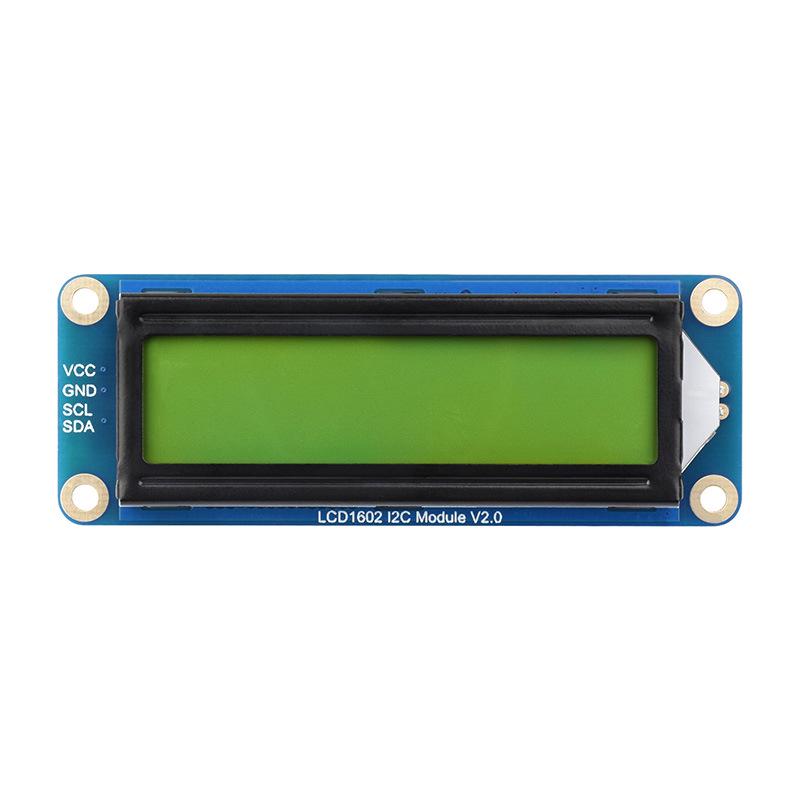 Weixue LCD1602 Adjustable Backlight Character Display, 3.3V/5V Compatible