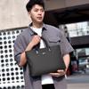 Herren 14-Zoll Business-Laptoptasche mit individuellem Logo - Aktentasche aus Oxford-Gewebe für Geschäftstreffen