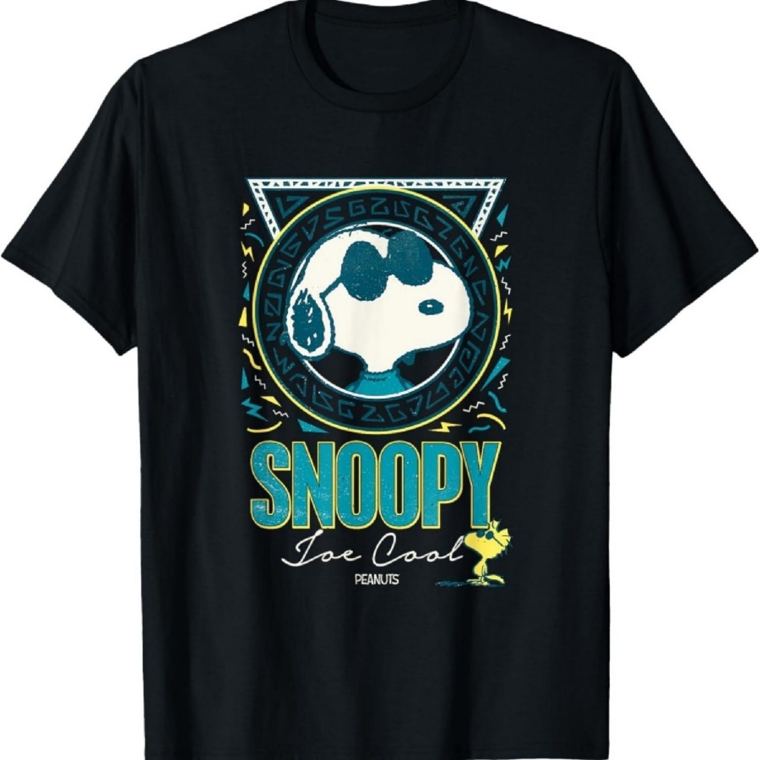 Peanuts Snoopy Sunglasses Joe Cool T-Shirt S