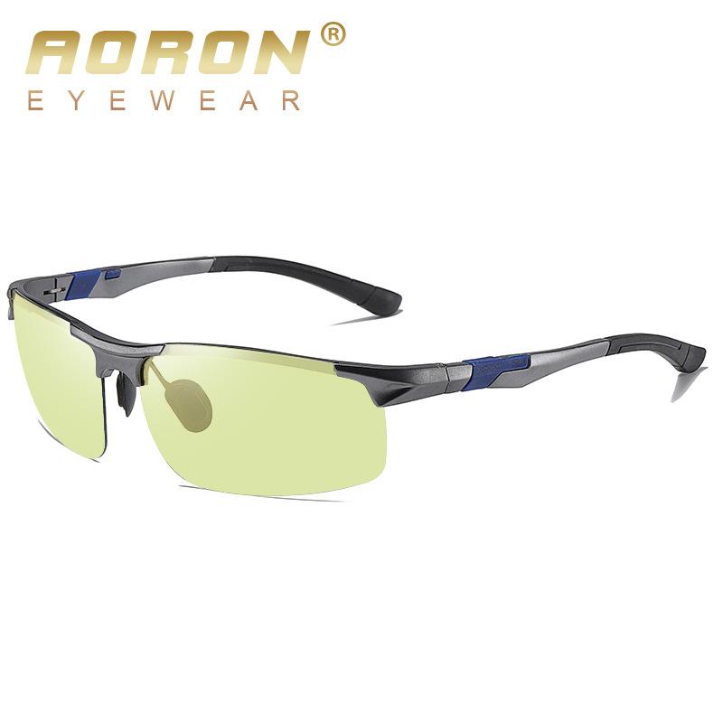 

Фотохромные поляризационные солнцезащитные очки, классический дизайн, алюминиево-магниевая оправа, солнцезащитные очки дневного и ночного видения для вождения, антибликовые очки