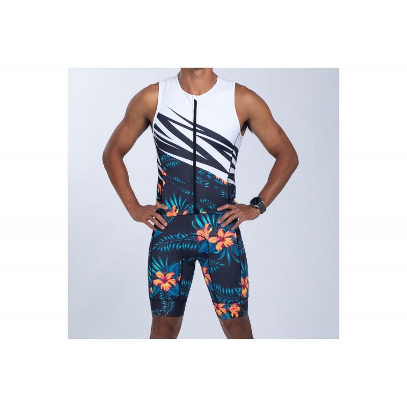 Tuta da Triathlon da Ciclismo Unisex Manica Corta Maglia Estiva Performance per Bici da Strada e Mountain Bike