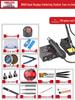 Delixi Electric 2-in-1 Soldering and Desoldering Station with Hot Air Gun and Worktable
