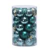 34pcs Christmas Ornament Set 4cm Decorative Baubles Tree Hanging - Assorted Colors Shapes