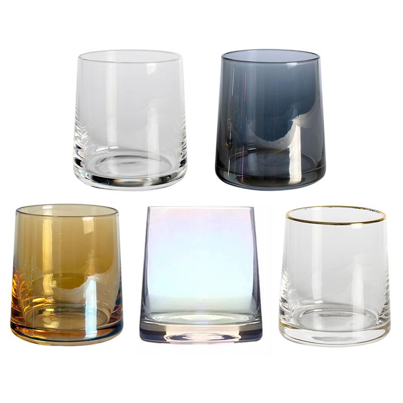 

Handmade Colorful Glass Cup High Borosilicate Heat Resistant Glass Water Cup 270ml