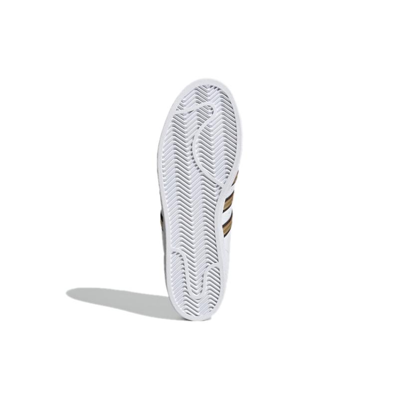 Adidas Originals Superstar 'White Gold Black' Sneakers FY1335