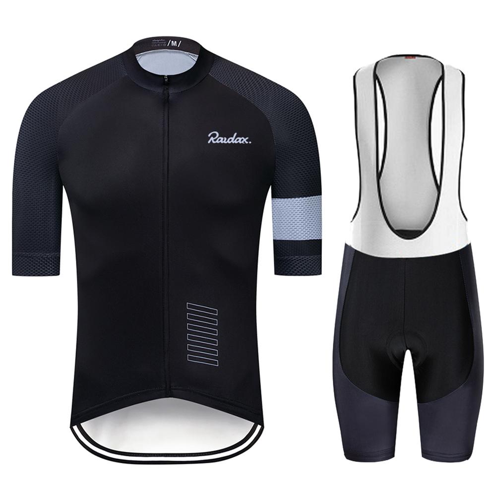 2025 Conjunto de Ciclismo Raudax Hombre Maillot de Ciclismo Manga Corta Kit de Ropa de Ciclismo para Bicicleta Ropa para Bicicleta de Montaña Mtb Maillot de Triatlón Ciclismo