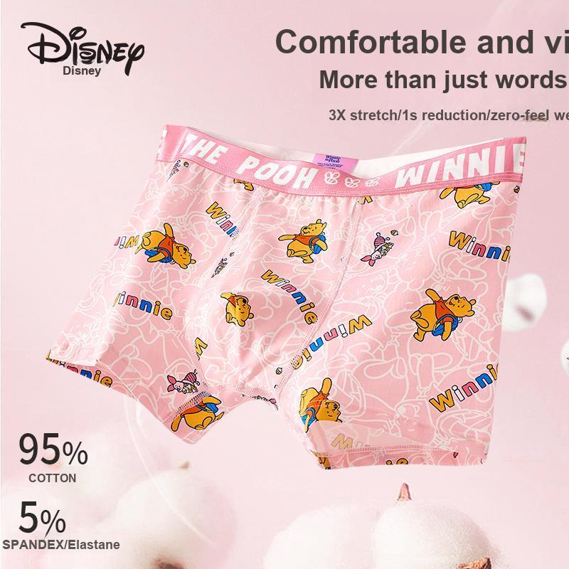 Disney Cartoon Print Comfortable Skin-Friendly Breathable Antibacterial Underwear Gift Box Men Underwear DISINI002-3