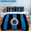 Club Brugge Fc Crest 3PCS Bedding set,Ideal for1pc Duvet Cover And 2pcs Pillowcases Perfect for Christmas gift,Ideal for Bedroom, Dormitory