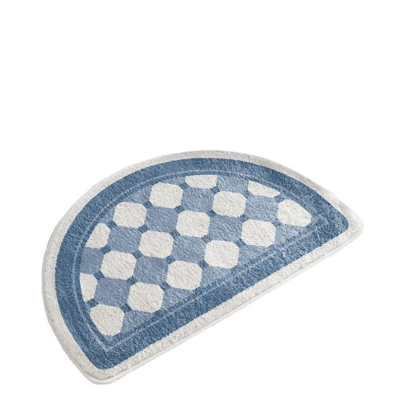 

Полукруглый коврик для ванной противоскользящий коврик для ванной впитывающий коврик утолщенный придверный коврик для пола 40*60cm